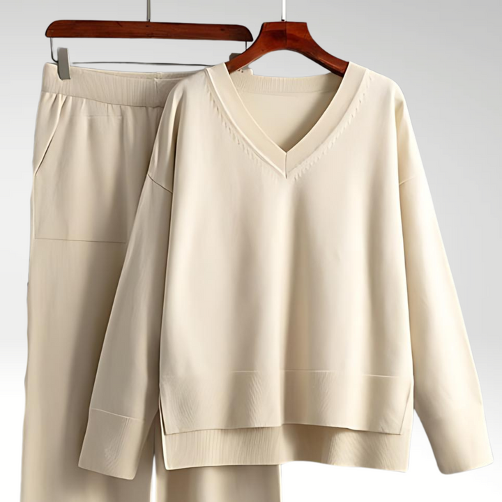 AVA & GRACE NYC™ | Chic V-Neck Set