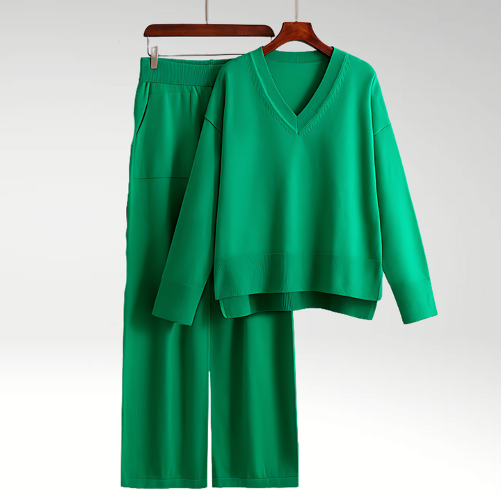 AVA & GRACE NYC™ | Chic V-Neck Set