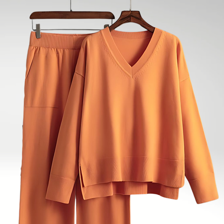 AVA & GRACE NYC™ | Chic V-Neck Set