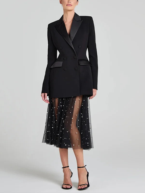 AVA & GRACE NYC™ | Stylish Satin Blazer