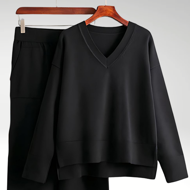 AVA & GRACE NYC™ | Chic V-Neck Set