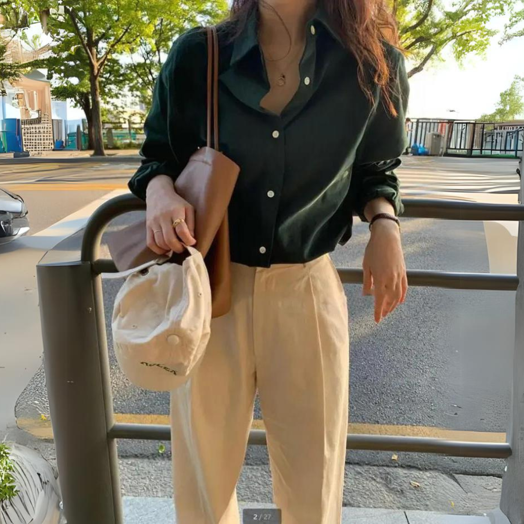 AVA & GRACE NYC™ | Classic Shirt Dress Blouse