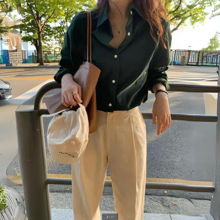 AVA & GRACE NYC™ | Classic Shirt Dress Blouse