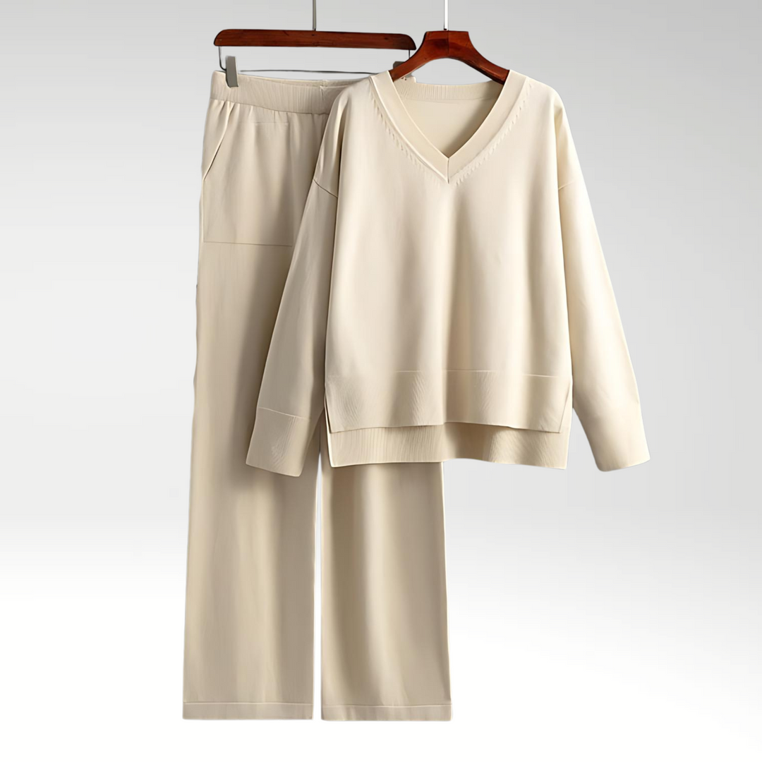 AVA & GRACE NYC™ | Chic V-Neck Set