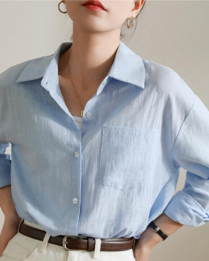 AVA & GRACE NYC™ | Effortless Shirt Dress Blouse