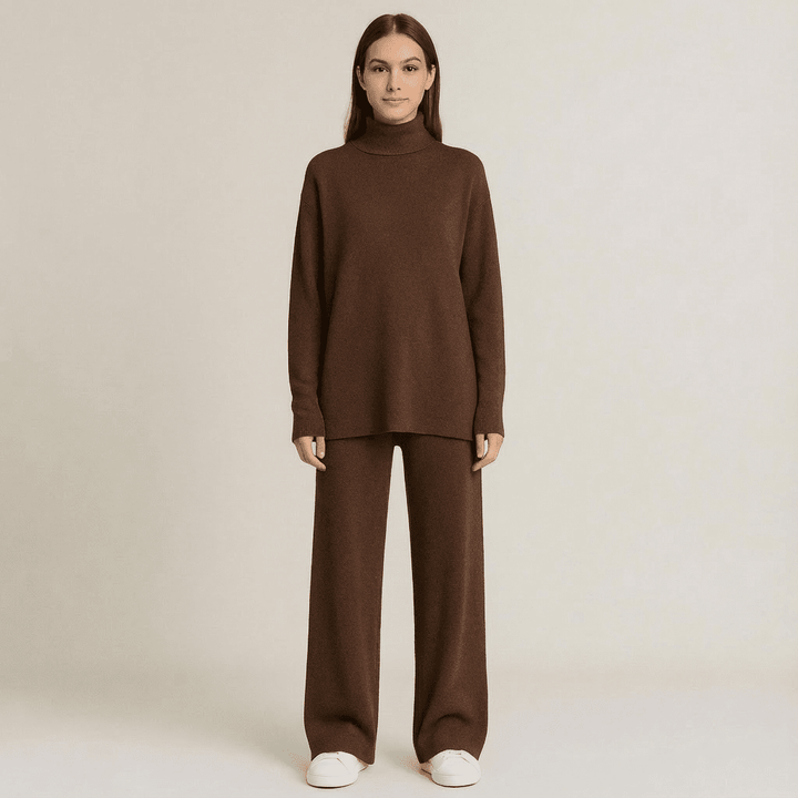 Lov Knit Turtleneck Top & Pants Set